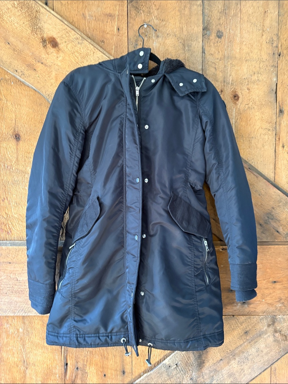 Abercrombie & Fitch Black Insulated Ski & Snow Jacket